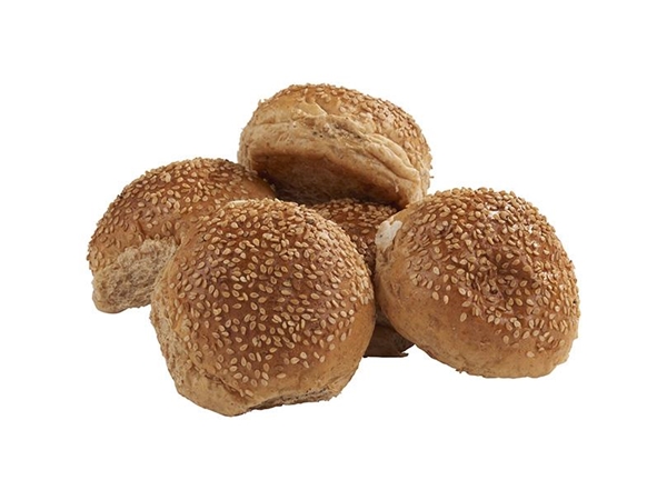 Mini Broodjes Bruin Sesam  5 St